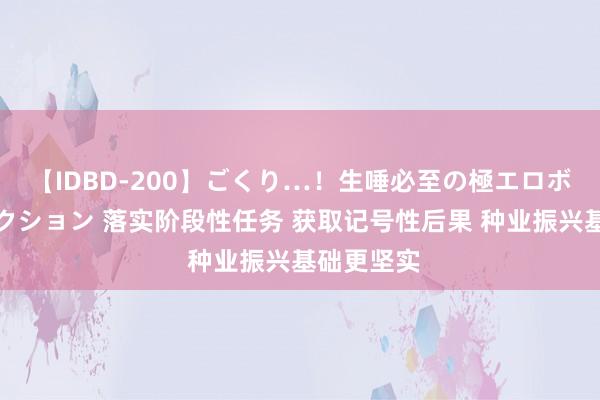 【IDBD-200】ごくり…！生唾必至の極エロボディセレクション 落实阶段性任务 获取记号性后果 种业振兴基础更坚实