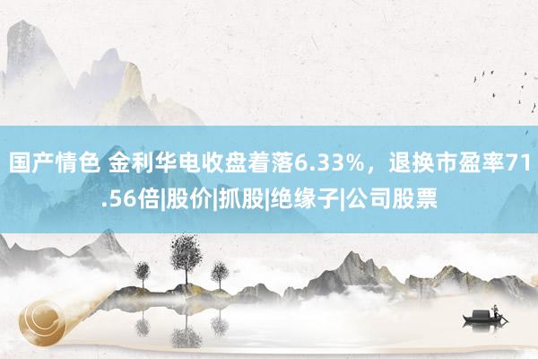 国产情色 金利华电收盘着落6.33%，退换市盈率71.56倍|股价|抓股|绝缘子|公司股票